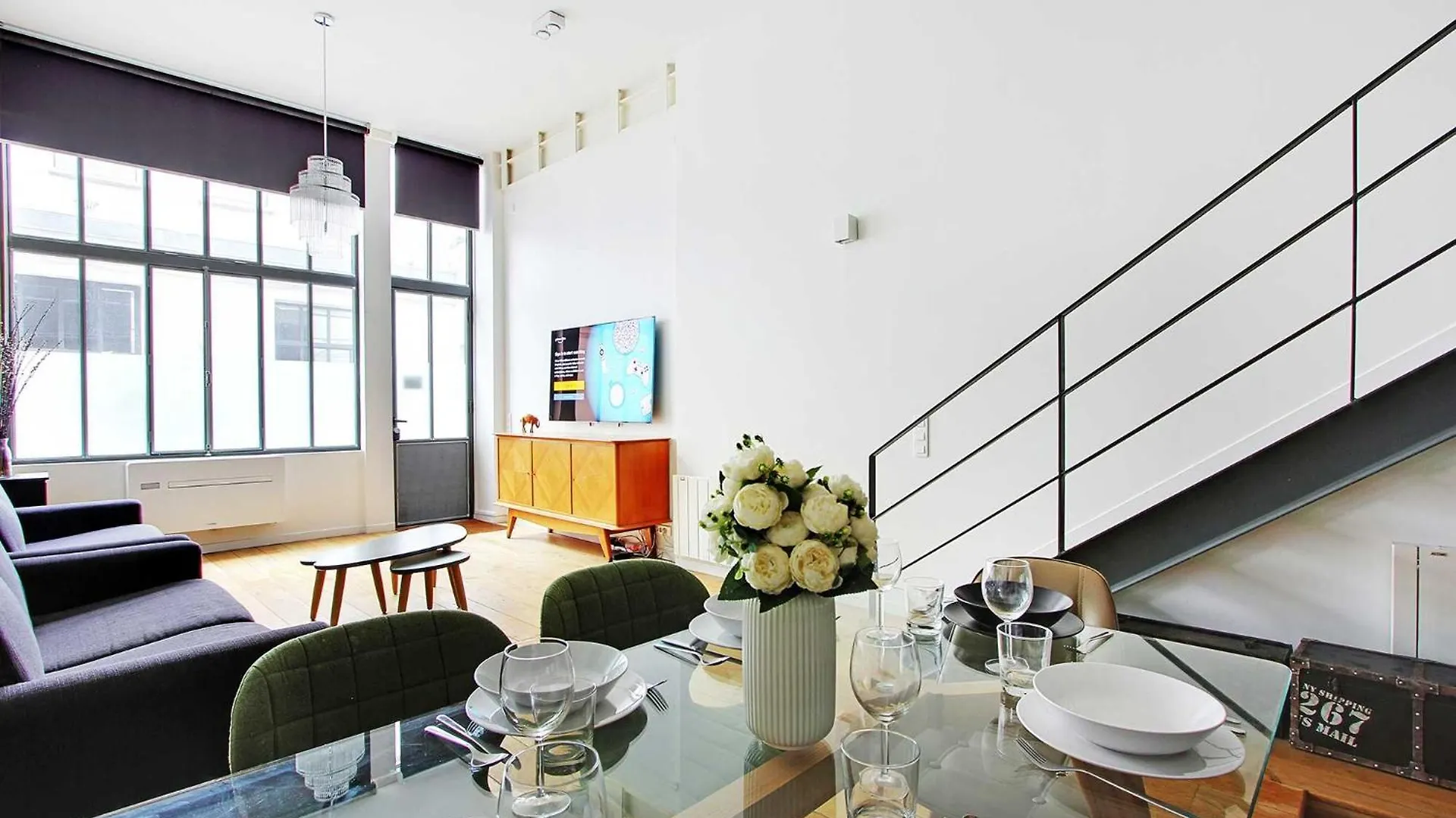 Elegant Apartment - 1Br-6P- Grands Boulevards Parijs